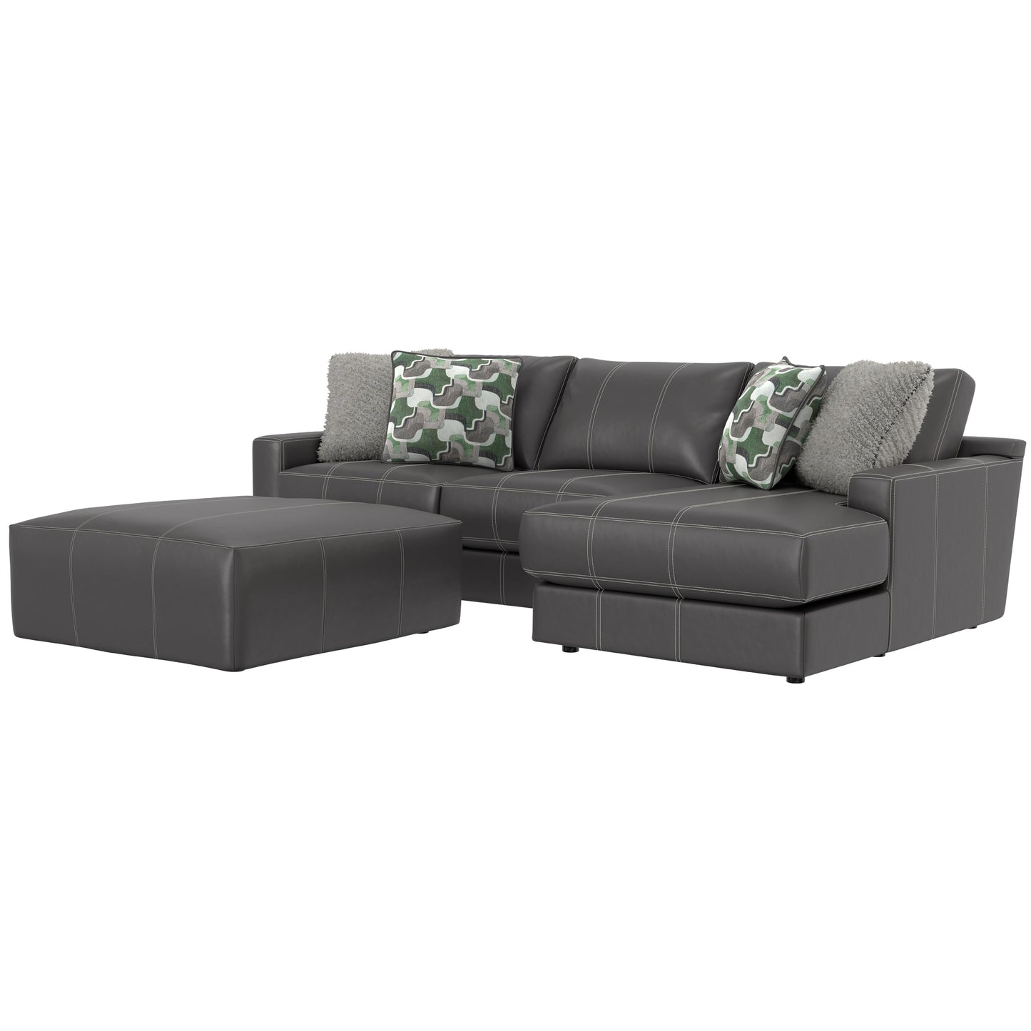  Jackson Furniture Minori 504563 LSF Sofa - Steel IMAGE 1
