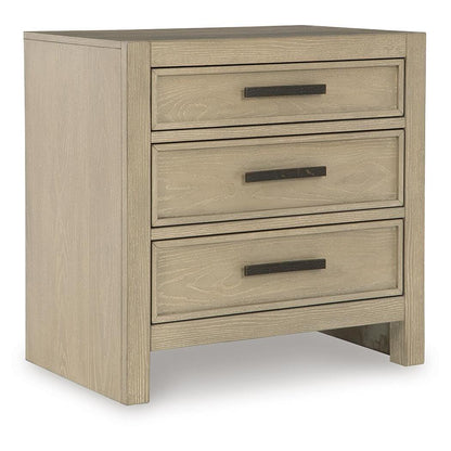  Signature Design by Ashley Calmoro B602-93 Three Drawer Night Stand IMAGE 1