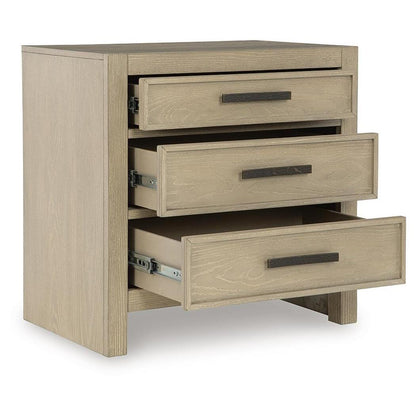  Signature Design by Ashley Calmoro B602-93 Three Drawer Night Stand IMAGE 3