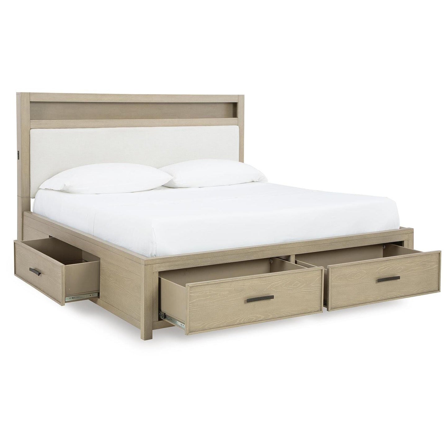  Signature Design by Ashley Calmoro B602B9 California King Bookcase Bed IMAGE 2