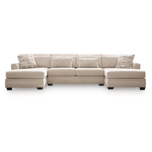  Benchcraft Mandi Point 62606S17 3 pc Double Chaise Sleeper Sectional IMAGE 1