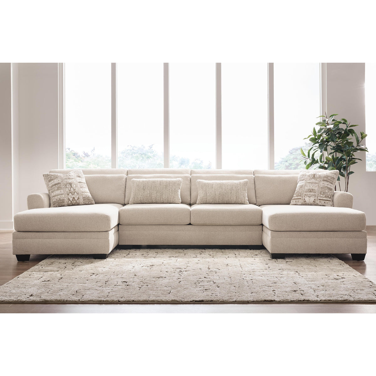  Benchcraft Mandi Point 62606S17 3 pc Double Chaise Sleeper Sectional IMAGE 2