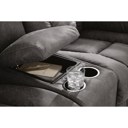  Signature Design by Ashley Bakerstein PC1250318 Power Recliner Loveseat with Console & Adjustable Headrest IMAGE 5