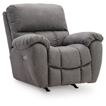  Signature Design by Ashley Bakerstein PC1250398 Power Rocker Recliner with Adjustable Headrest IMAGE 3