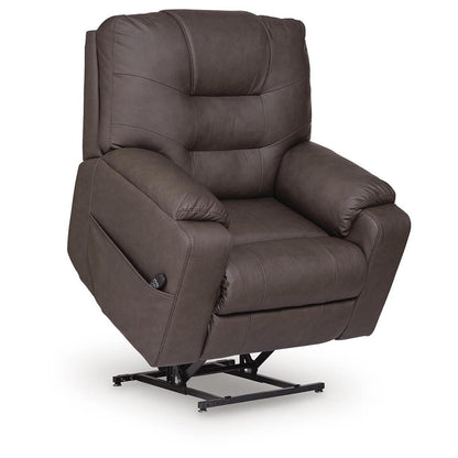  Signature Design by Ashley Belmone Pike PC2280512 Power Lift Recliner IMAGE 1