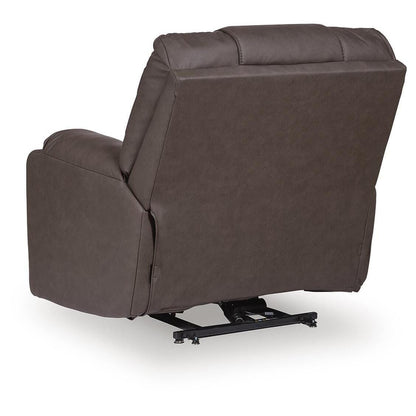  Signature Design by Ashley Belmone Pike PC2280512 Power Lift Recliner IMAGE 2