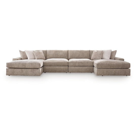  Signature Design by Ashley Nexora-Court PC68008S9 4 pc Double Chaise Sectional IMAGE 1