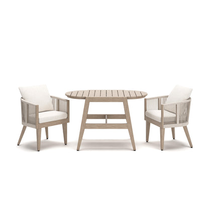  Signature Design by Ashley Ivory Vine PCP352-050 Chairs with Cushion and Table Set IMAGE 2