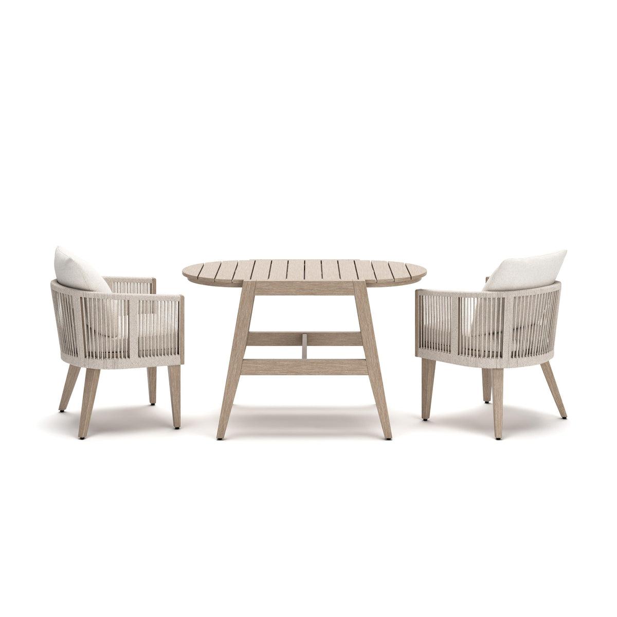  Signature Design by Ashley Ivory Vine PCP352-050 Chairs with Cushion and Table Set IMAGE 4