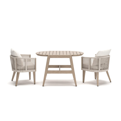  Signature Design by Ashley Ivory Vine PCP352-050 Chairs with Cushion and Table Set IMAGE 4