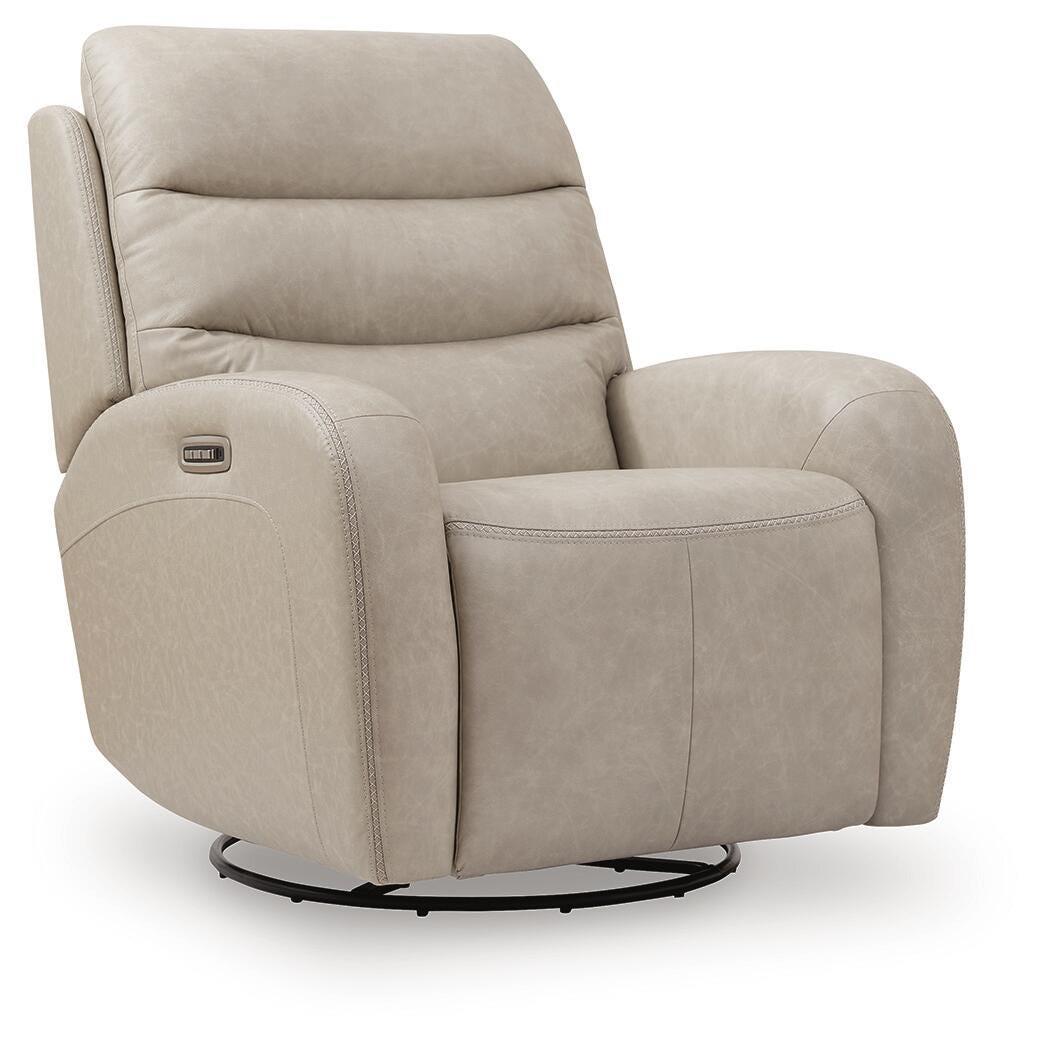  Signature Design by Ashley Motion-Max PCU1550095 Swivel Glider Power Recliner IMAGE 1