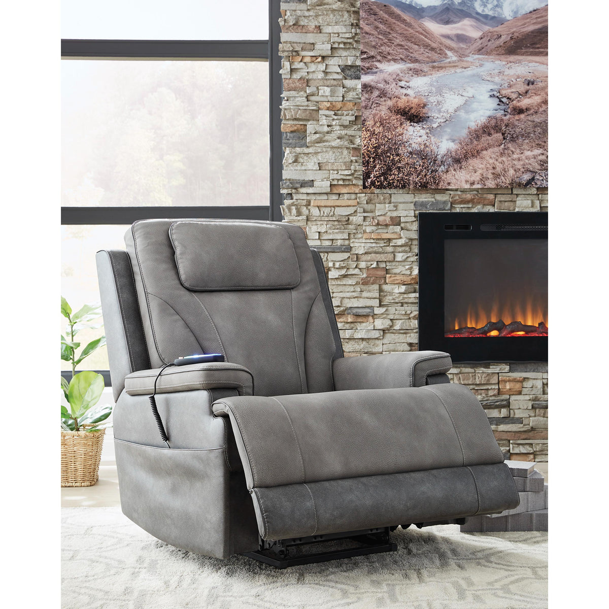  Signature Design by Ashley 4Z-Peaceful Pause PC1210412 Power Lift Recliner IMAGE 8