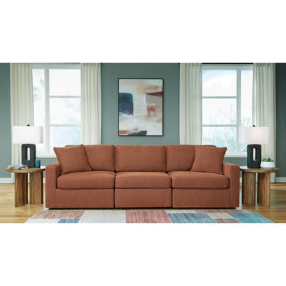  Signature Design by Ashley® Modmax 92102U4 3 pc Sectional and Ottoman - Spice IMAGE 2
