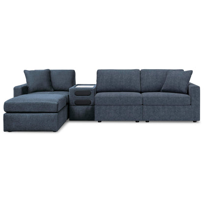  Signature Design by Ashley® Modmax 92121U11 4 pc Sectional and Ottoman - Ink IMAGE 1