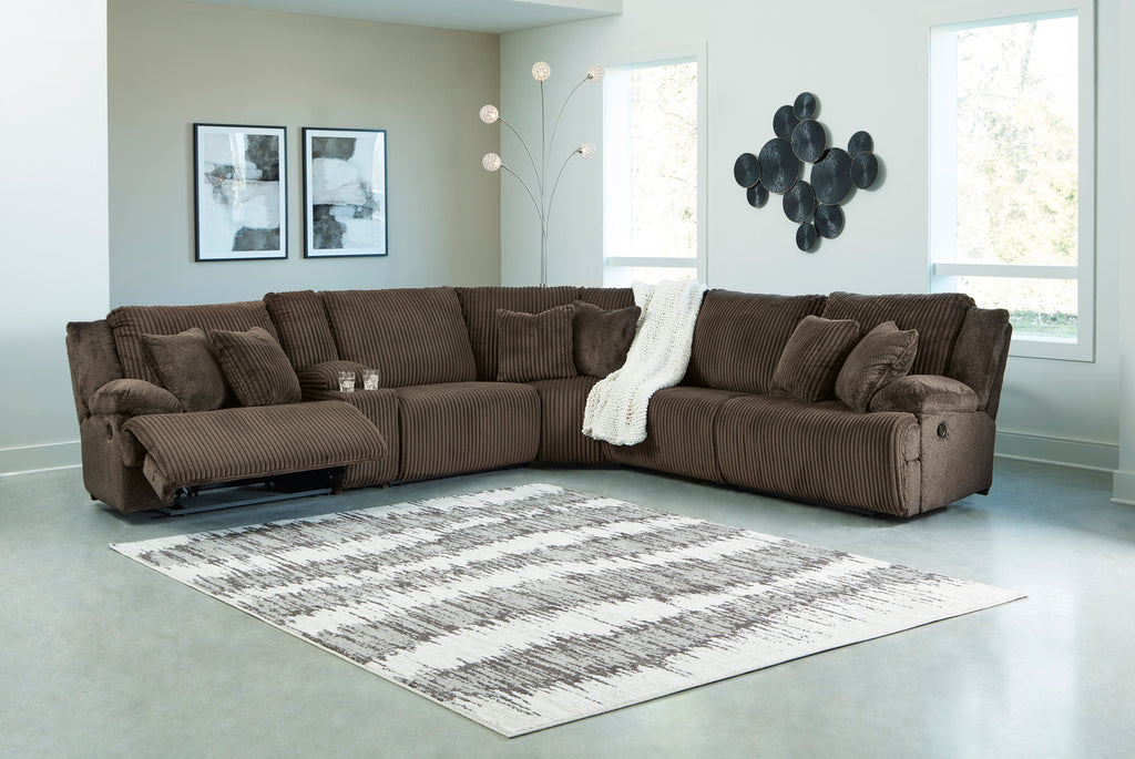 Signature Design by Ashley Top Tier Reclining Fabric 6 pc Sectional 9270519/40/41/46/57/77 Signature Design by Ashley