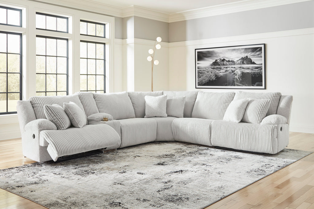 Signature Design by Ashley Top Tier Reclining Fabric 6 pc Sectional 9270640/57/19/77/46/41 Signature Design by Ashley