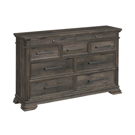 Elements - Park Ridge 9-Drawer Dresser - Charcoal