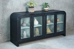 NEW Soho Glazed Credenza 4GD 71.2x18.8x36.2"H (181x48x92cm) EBONY