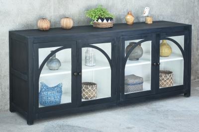 NEW Naples Glazed Credenza 4GD 78.3x18.1x33.1"H (199x46x84cm) SAND