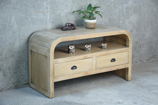 Soho Accent Table 2Drw
w/RG 45.2x17.7x25.2"H (115x45x64cm) Driftwood Pacific Paladin Import Co.