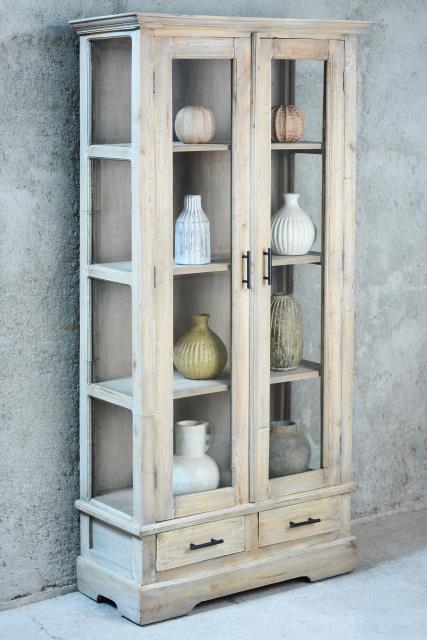 Oxford Armoire 2GD 2 drawers 34.6x15x70.8"H
(88x38x180cm) Whitewash Pacific Paladin Import Co.