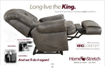231-94-21 King Comfort Recliner Walnut Home Stretch Furniture