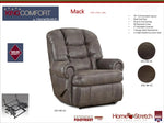 231-94-21 King Comfort Recliner Walnut Home Stretch Furniture