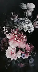 TT1932 Flowers on Canvas (Vertical or Horizontal)   48x84 Classy Art