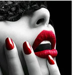 SF1410-Lace Lips Nails  50x50 Classy Art