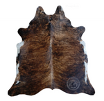 5302B WB Cowhide Brindle W/White Backbone Sunshine Cowhides