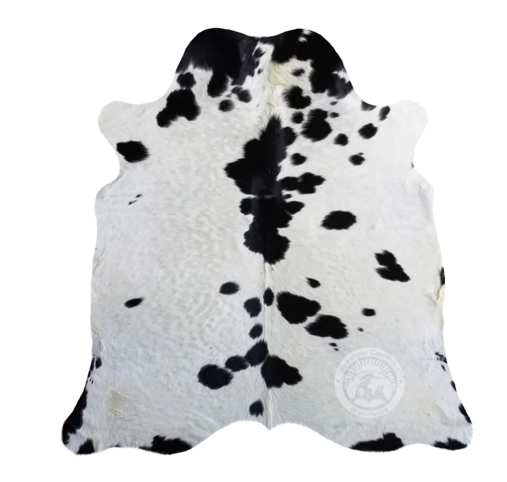 5203BLW Black & White Cowhide Sunshine Cowhides