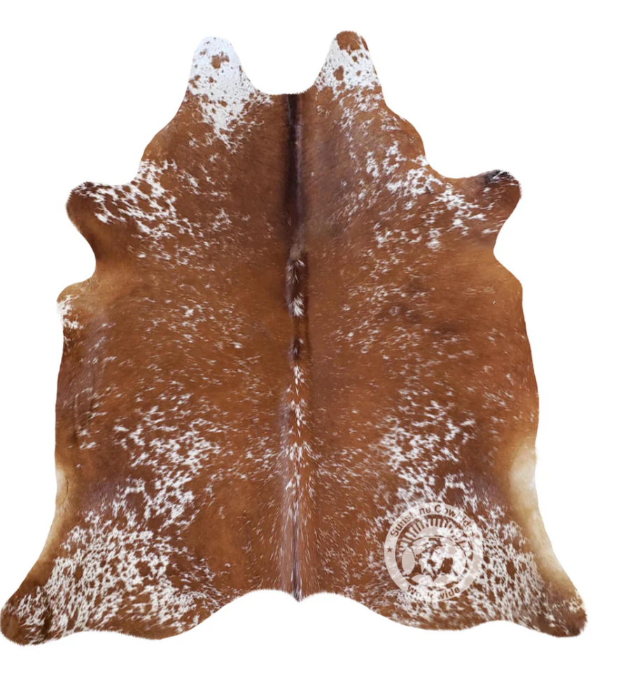 5303B SP Salt & Pepper Brown/Chocolate/Tricolor Mix Cowhide Sunshine Cowhides