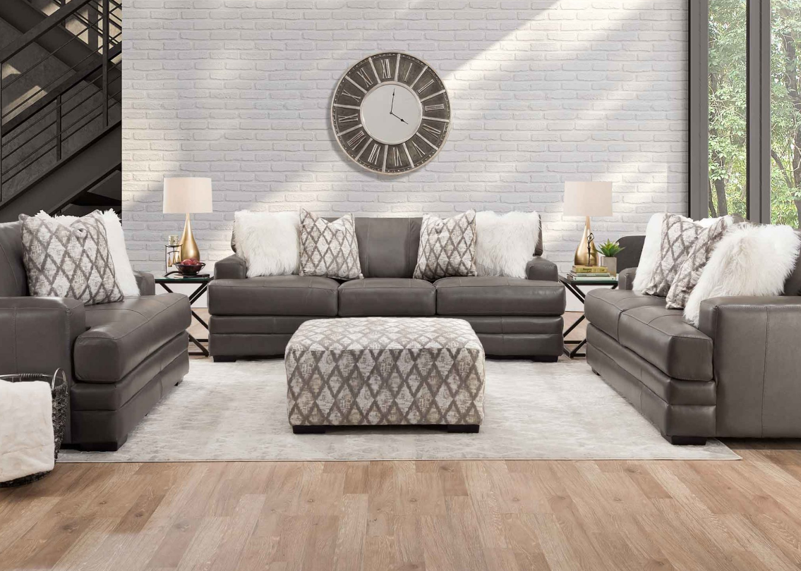 Lizette Loveseat in Antigua Dark Gray 97320/82/7992/04 Franklin Corp