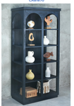 Ranch Display Armoire 6 Shelves Antique Black (color in picture may vary) Pacific Paladin Import Co.