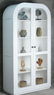 Gilbert Armoire 2GD w/Rounded Accent in White Wash LD (color in picture may vary) Pacific Paladin Import Co.