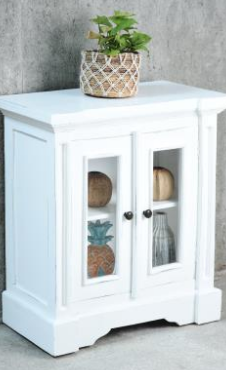 Glazed Hall Display in White Was LD (color in picture may vary) Pacific Paladin Import Co.