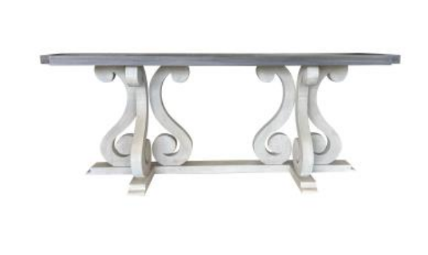 Ella Entryway Table in Linen Vintage LLC