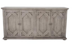 Blanche 4 Door Console in Dove Gray Vintage LLC