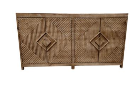 Chandler 4 Door Console in Cappuccino Vintage LLC