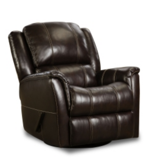188-93-21 Swivel glider Recliner Walnut Home Stretch Furniture