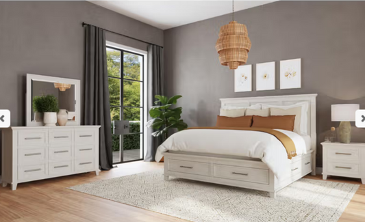 Canterbury Nightstand in Ivory Elements International