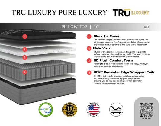Tru Luxury PT King mattress