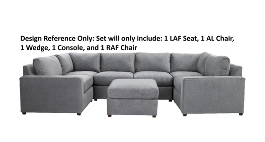 Style Line 490 SLATE 5 Piece Sectional