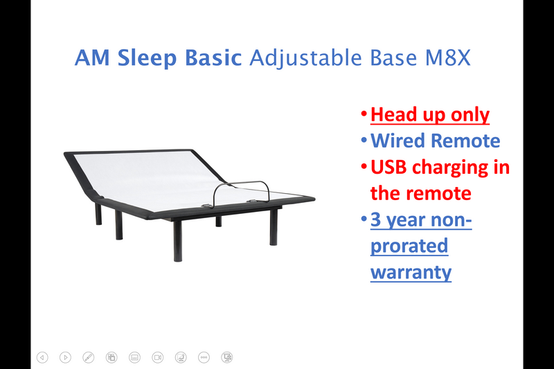 Ashley Sleep Queen Adjustable base M8X132