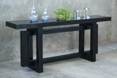 NEW DÃ©cor Console KD 78x15.7x32.2"H (198x40x82cm) DRIFTWOOD