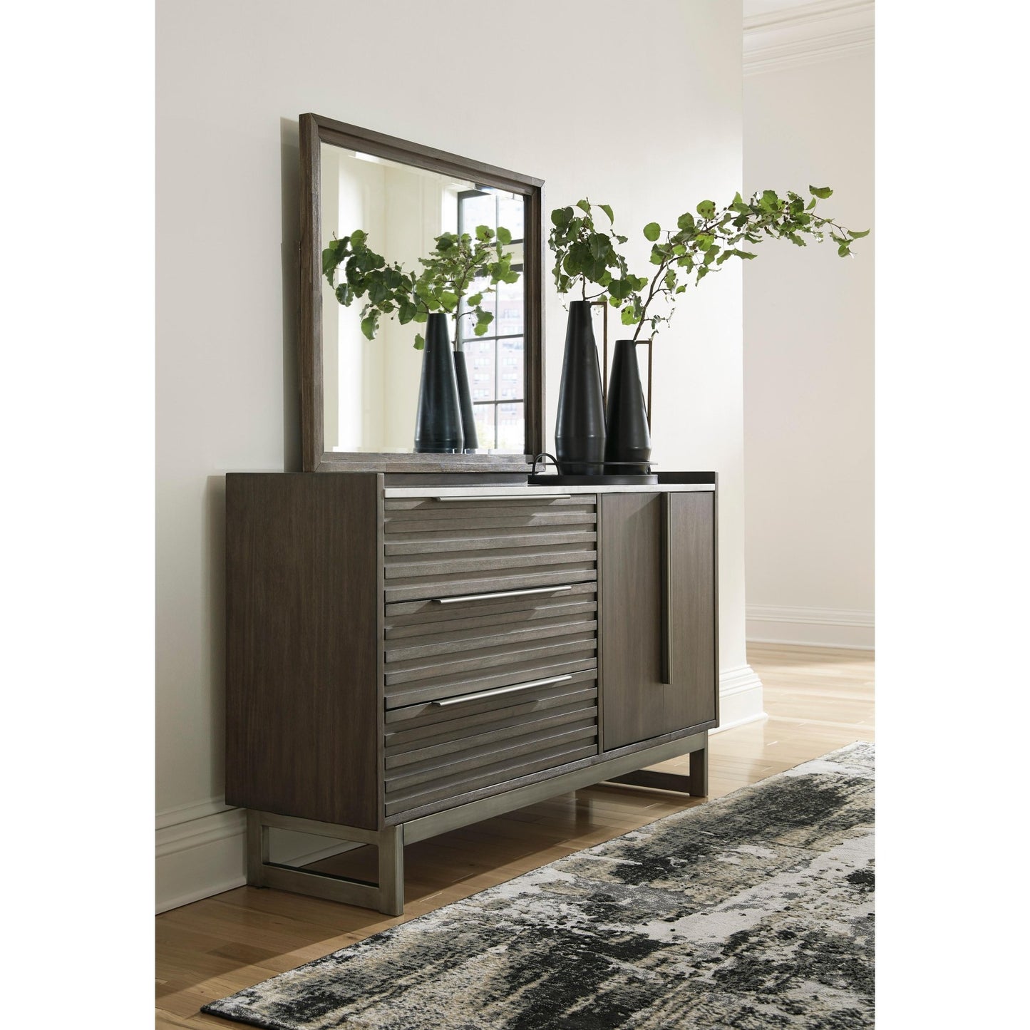 Ashley Arkenton B786B1 Dresser and Mirror - American Furniture of Slidell