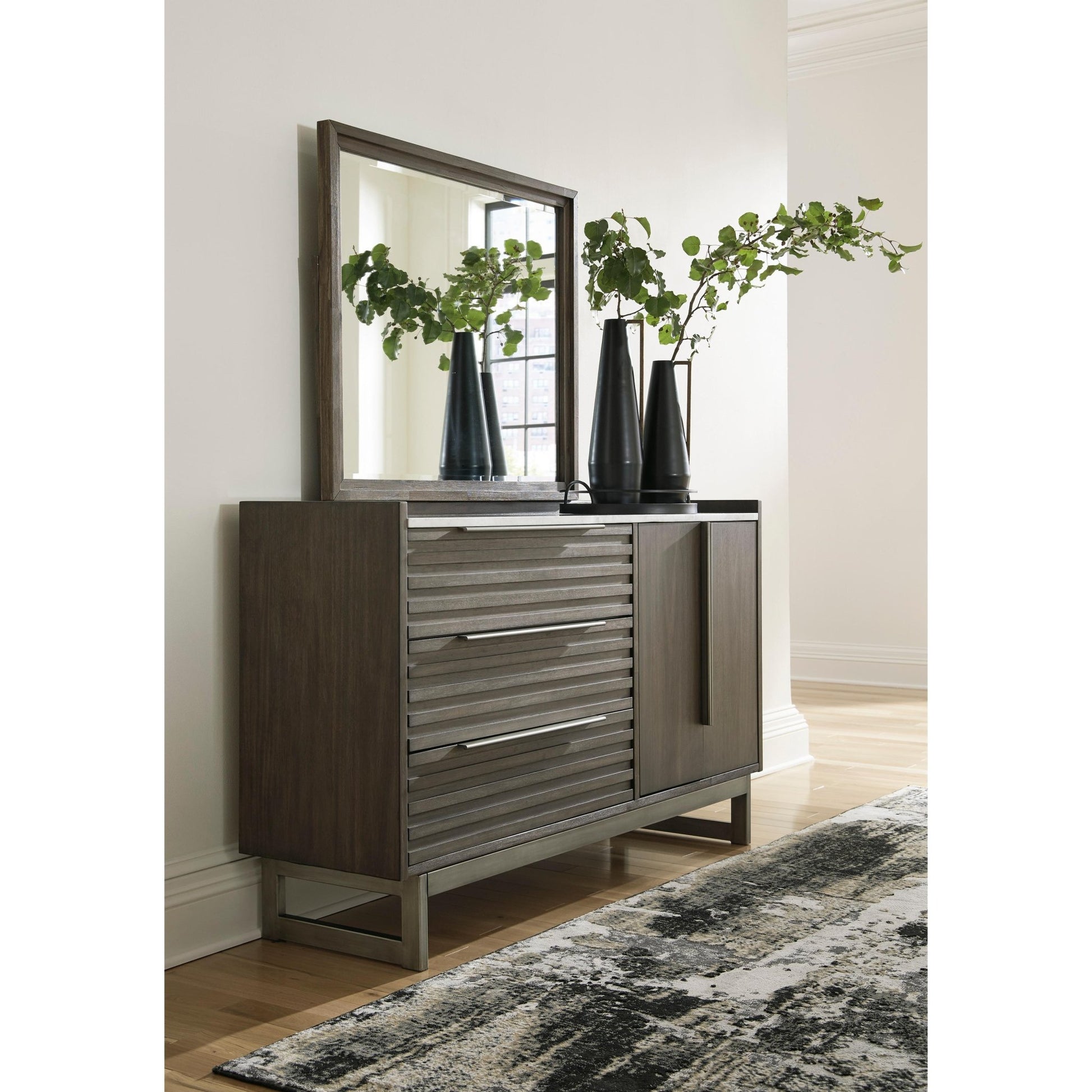 Ashley Arkenton B786B1 Dresser and Mirror - American Furniture of Slidell