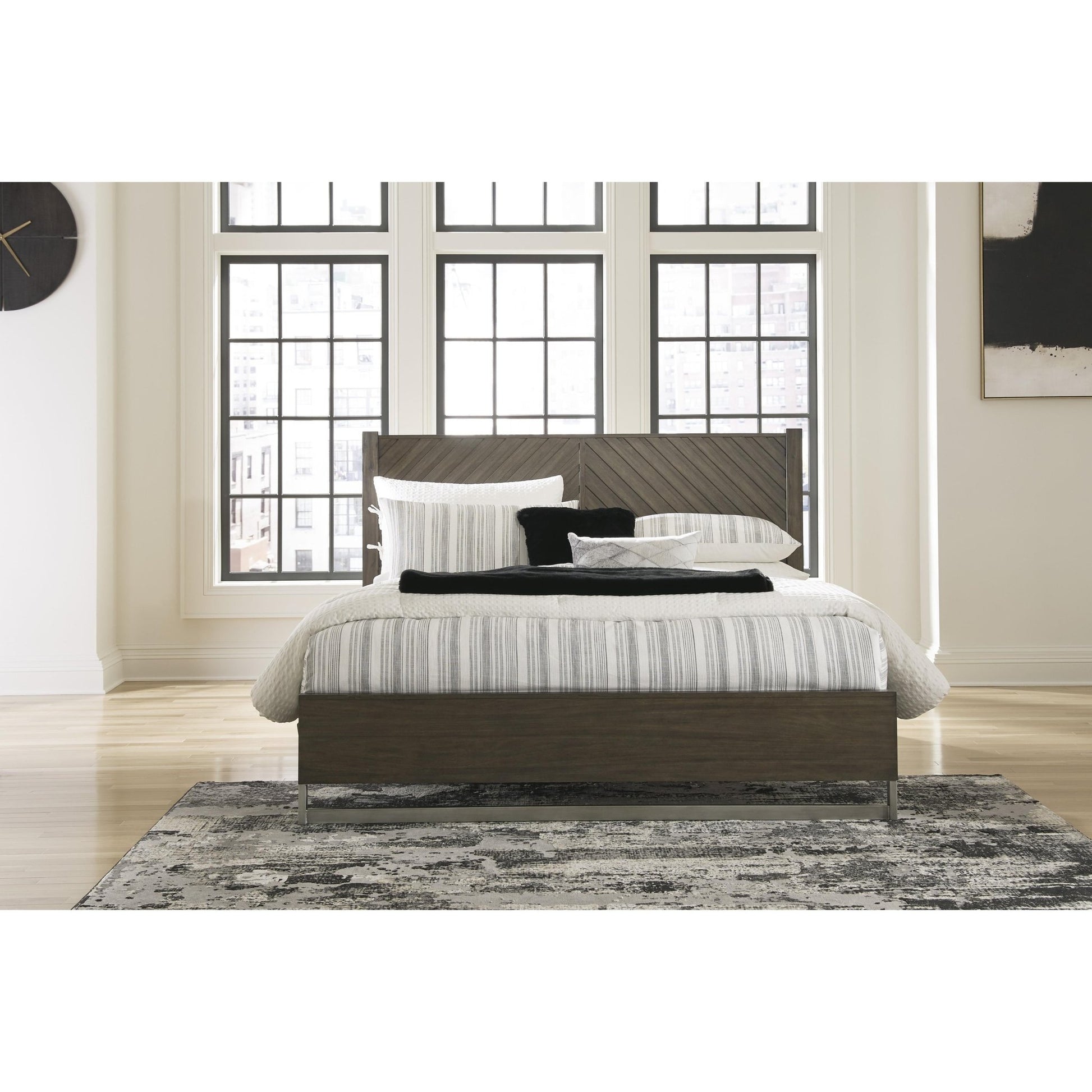 Ashley Arkenton B786B4 King Panel Bed - American Furniture of Slidell