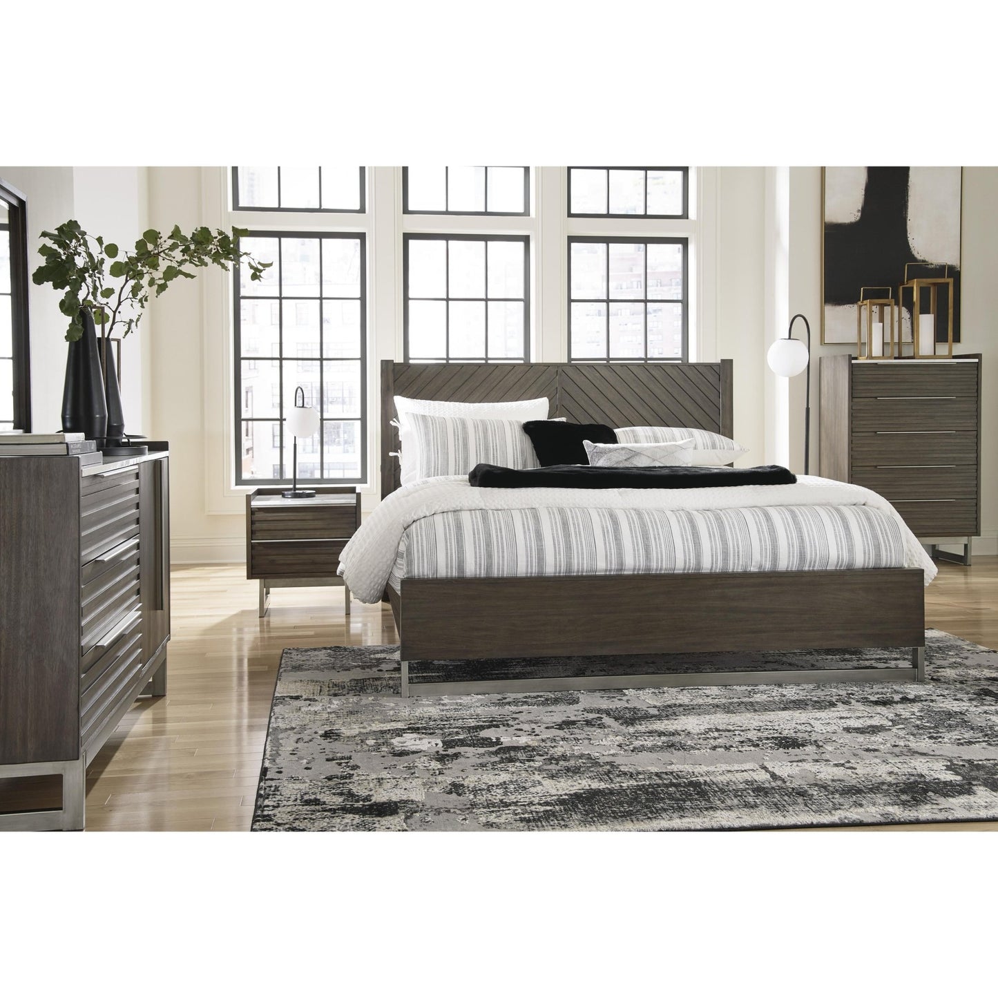 Ashley Arkenton B786B4 King Panel Bed - American Furniture of Slidell