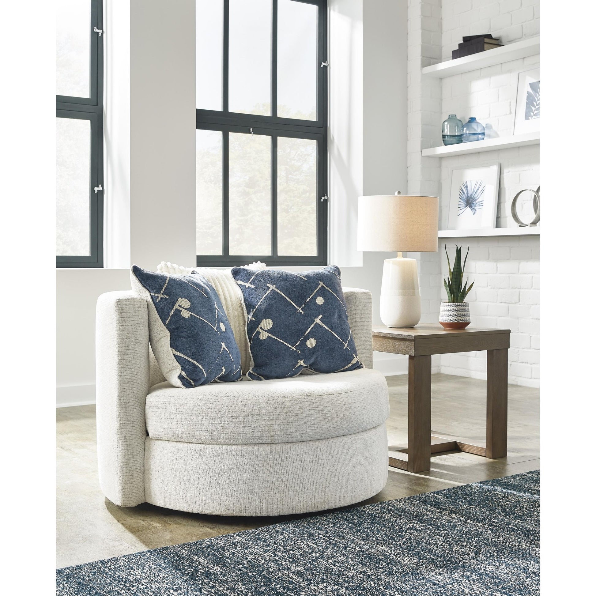 Ashley Padova 3370644 Swivel Accent Chair - American Furniture of Slidell